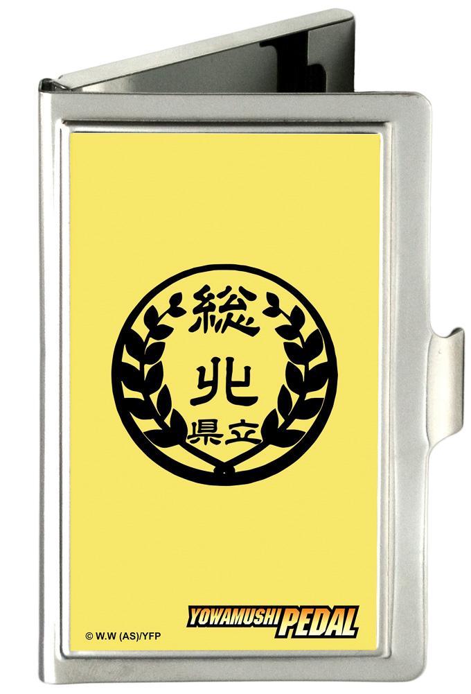 Business Card Holder - SMALL - YOWAMUSHI PEDAL Shohoku High School Crest FCG Yellow/Black