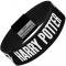 Elastic Bracelet - 1.0" - HARRY POTTER Face Black/Grays/White