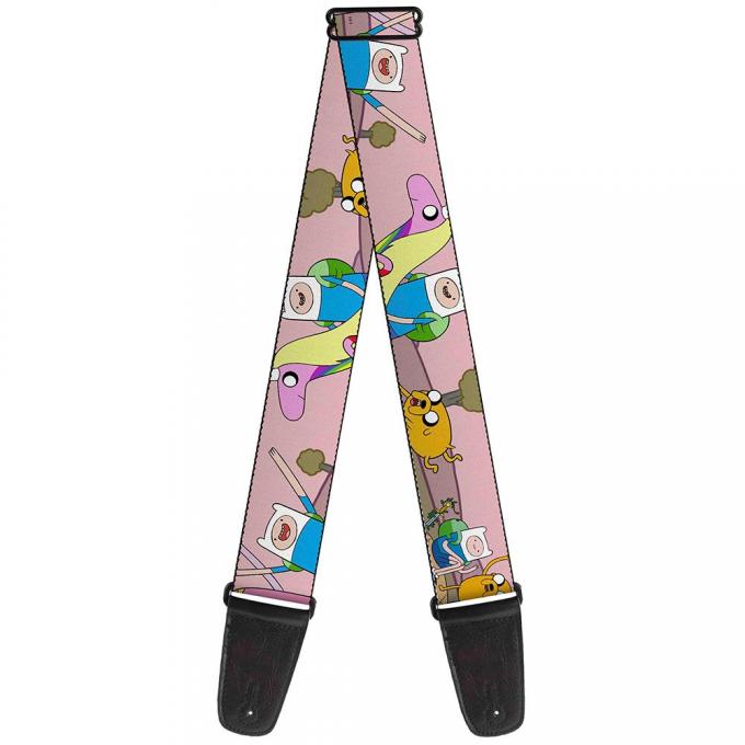 Guitar Strap - Adventure Time-Adventure Time Adventure2 Purple
