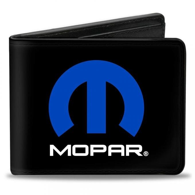 Bi-Fold Wallet - MOPAR Logo Black/Blue/White