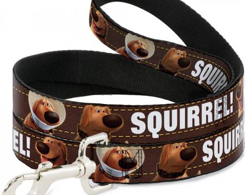 Dog Leash Dug 3-Poses/SQUIRREL! Brown/Yellow/White