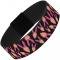 Elastic Bracelet - 1.0" - Louise Pink Rabbit Ear Hat Silhouette Black/Pink