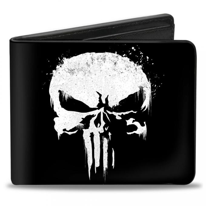 MARVEL UNIVERSE  
Bi-Fold Wallet - Punisher 2017 Series Icon Black/White
