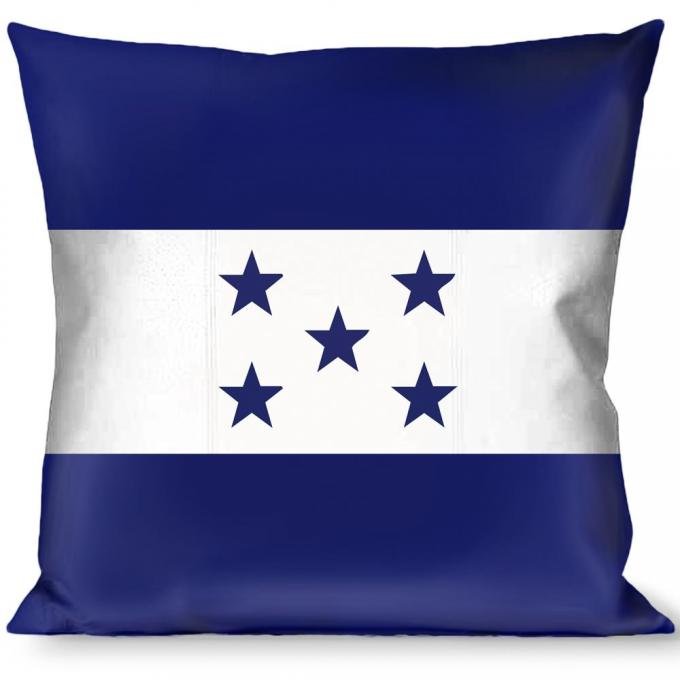 Buckle-Down Throw Pillow - Honduras Flags
