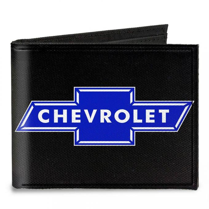 Canvas Bi-Fold Wallet - Chevy Bowtie Logo CENTERED