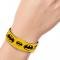 Elastic Bracelet - 1.0" - Vintage Batman Logo & Bat Signal-3 Yellow