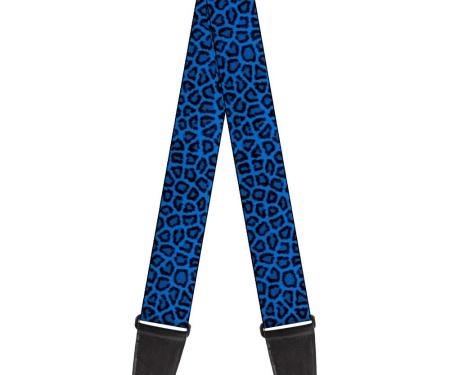 Guitar Strap - Leopard Turquoise