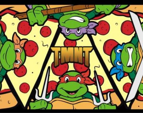 Placemat - TMNT Turtle Battle Poses/Pizza