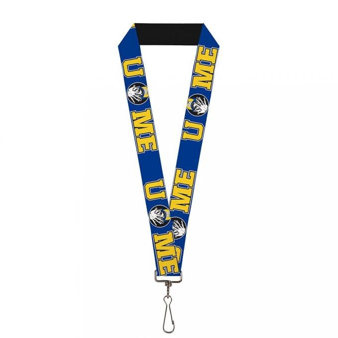 Lanyard - 1.0" - John Cena U CAN'T SEE ME Logo Blue/White/Black/Yellow