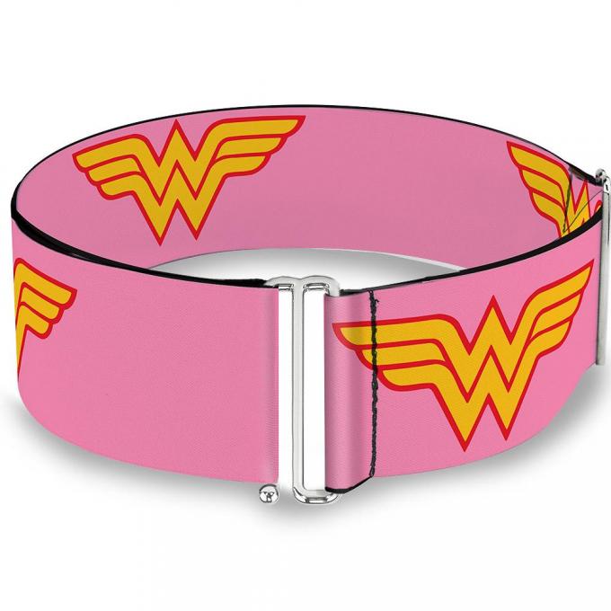 Cinch Waist Belt - Wonder Woman Logo Pink - ONE SIZE