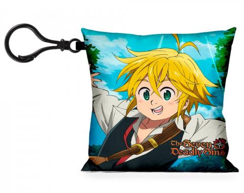 Pillow Keychain - THE SEVEN DEADLY SINS Meliodas + Elizabeth Action Poses