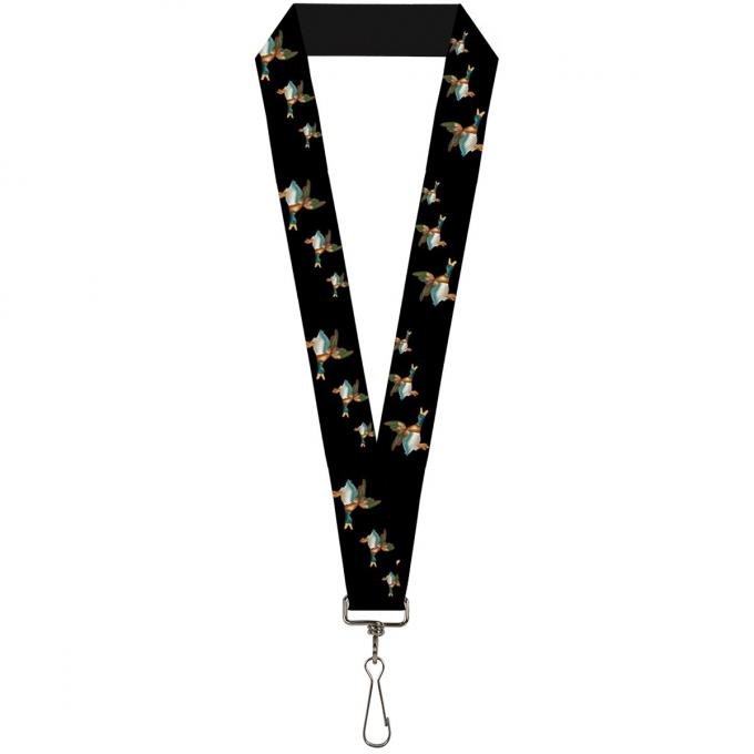 Buckle-Down Lanyard - Flying Mallards Black