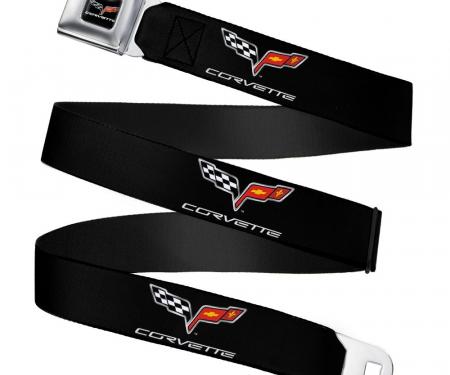 C6 Seatbelt Belt - C6 Logo Repeat