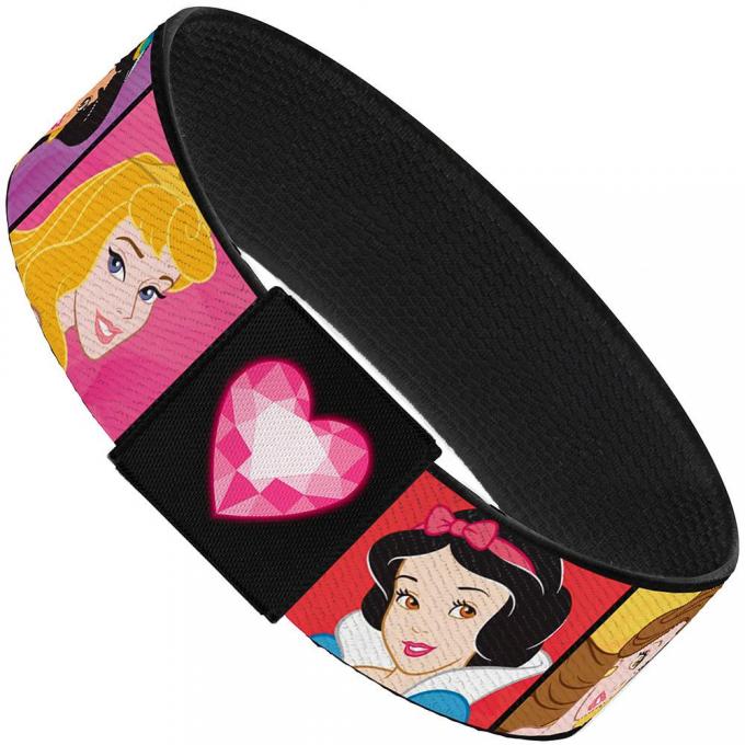 Elastic Bracelet - 1.0" - Disney Princess Blocks