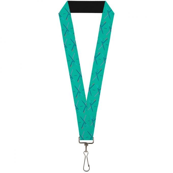 Buckle-Down Lanyard - PDX Airport Carpet Old