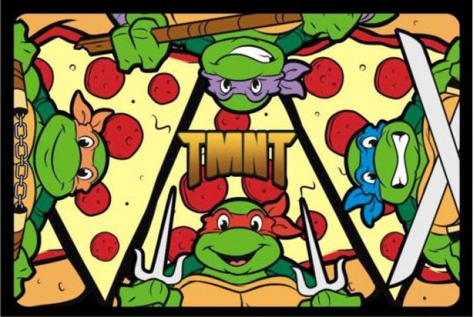 Placemat - TMNT Turtle Battle Poses/Pizza