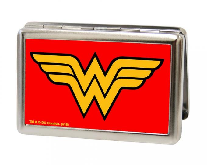 Business Card Holder - LARGE - Wonder Woman Logo FCG Red
