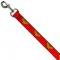 Dog Leash Wonder Woman Logo Red