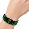 Elastic Bracelet - 1.0" - The New Day POWER OF POSITIVITY/Logo Black/Green/Orange