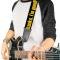 Guitar Strap - NO THANKS, I'M GOOD! Black/Gold