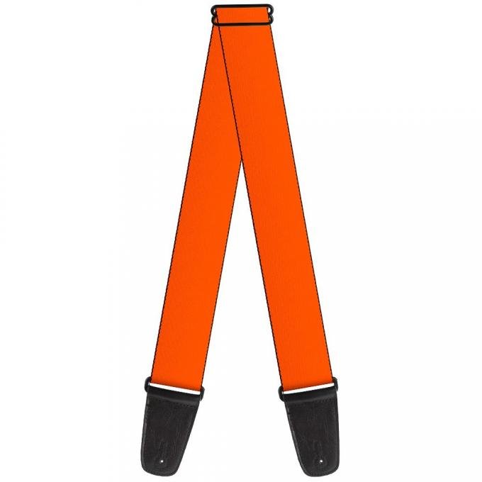 Guitar Strap - Neon Orange