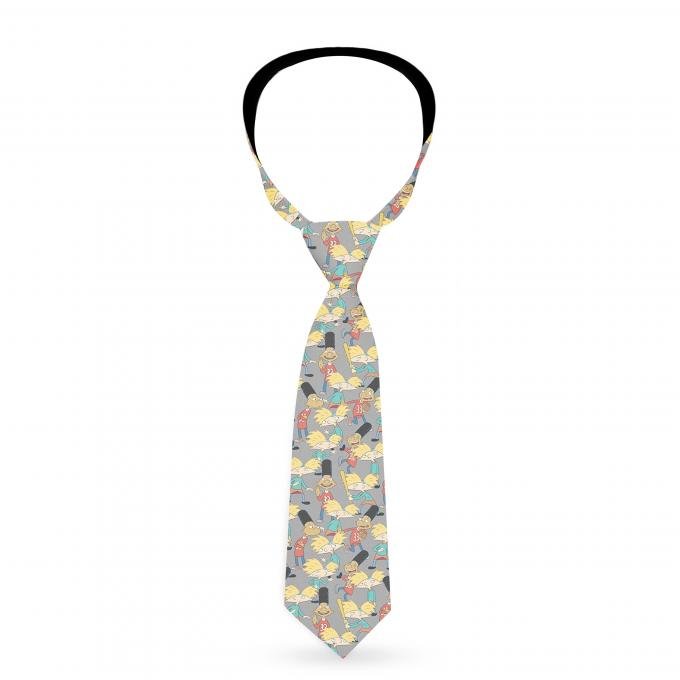 Necktie Standard - Nick Arnold & Gerald Poses Scattered Gray