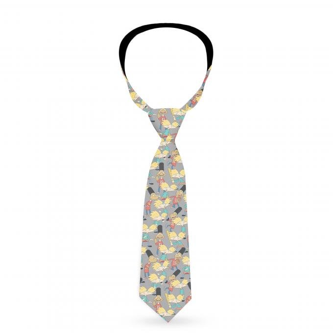 Necktie Standard - Nick Arnold & Gerald Poses Scattered Gray