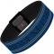 Elastic Bracelet - 1.0" - RAVENCLAW Crest/Stripe3 Blue/Gray/Black