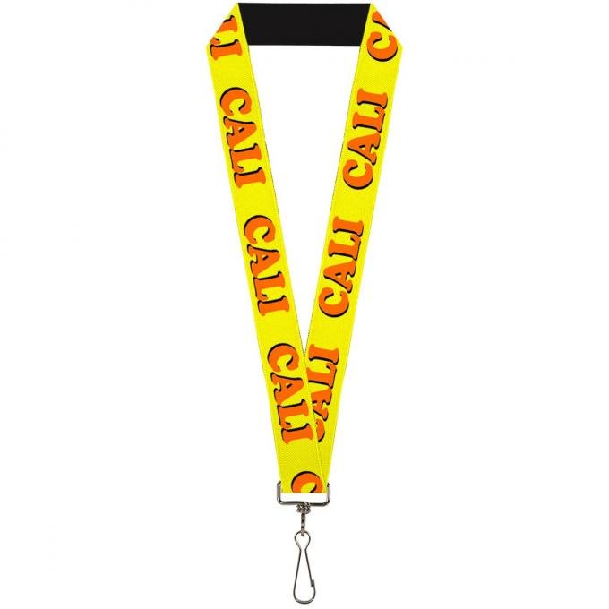 Buckle-Down Lanyard - CALI Yellow/Orange