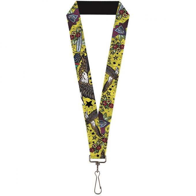 Buckle-Down Lanyard - Truth and Justice C/U Yellow