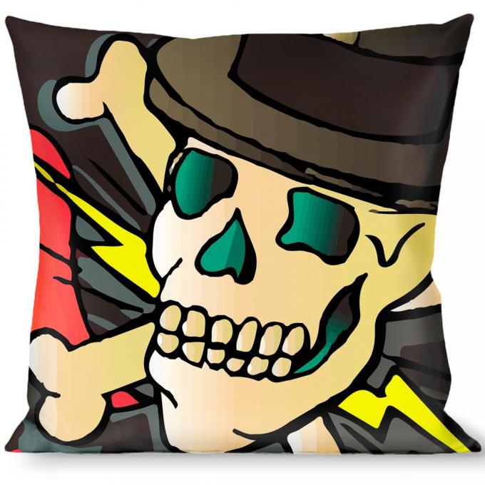 Buckle-Down Throw Pillow - Death or Glory C/U Black