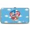 SONIC CLASSIC 
Hinged Wallet - SONIC & AMY Pose Heart/Clouds