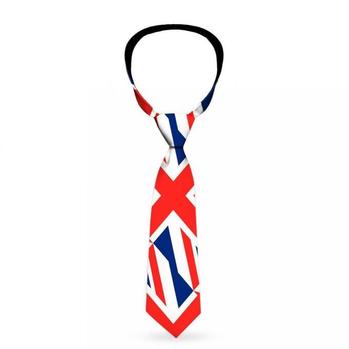 Buckle-Down Necktie - United Kingdom Flags Diagonal