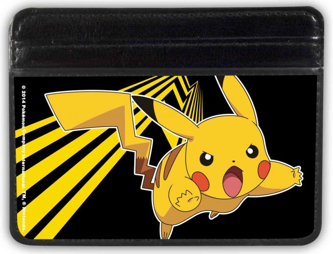 Weekend Wallet - Pikachu Attack/Rays Black/Yellow