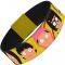 Elastic Bracelet - 1.0" - Belcher Family Faces CLOSE-UP Yellow + Hamburger Yellow