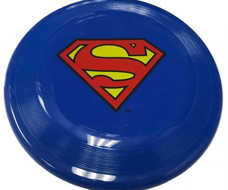 Dog Toy Frisbee - Superman Shiled Blue