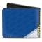 CRUNCHYROLL 
Bi-Fold Wallet - YOWAMUSHI PEDAL Todou Pose/Hakogaku Academy Logo Stripe/Bike Monogram Blues