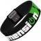 Elastic Bracelet - 1.0" - DIMENSION W Black/White/Green