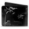 Bi-Fold Wallet - Batman Beauty of Flight Action Pose/Bats/Skyline Black/Grays