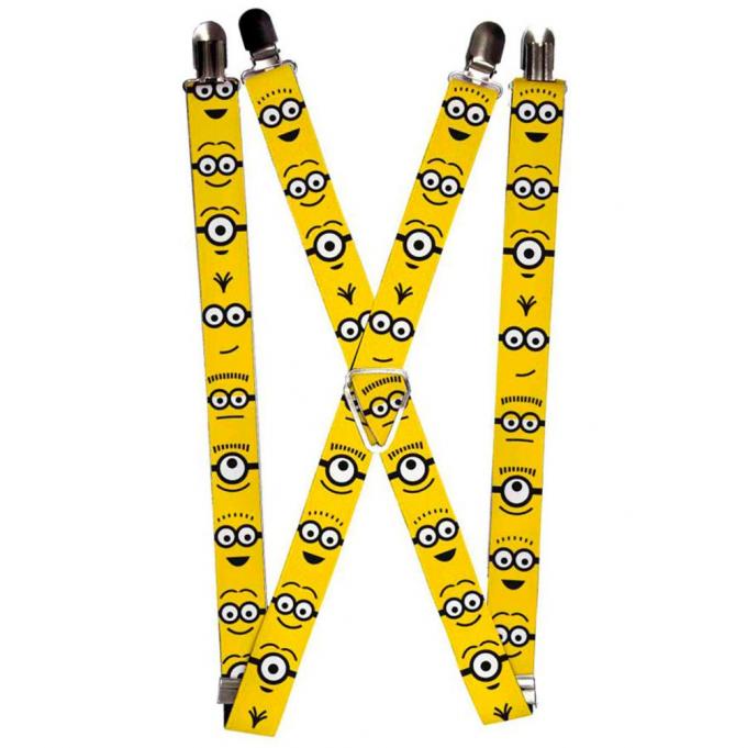 Suspenders - 1.0" - Minion Expressions Yellow/Black
