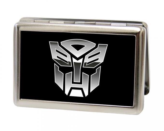 Business Card Holder - LARGE - Autobot Logo FCG Black/Silver-Fade