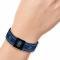 Elastic Bracelet - 1.0" - RAVENCLAW Crest/Stripe3 Blue/Gray/Black