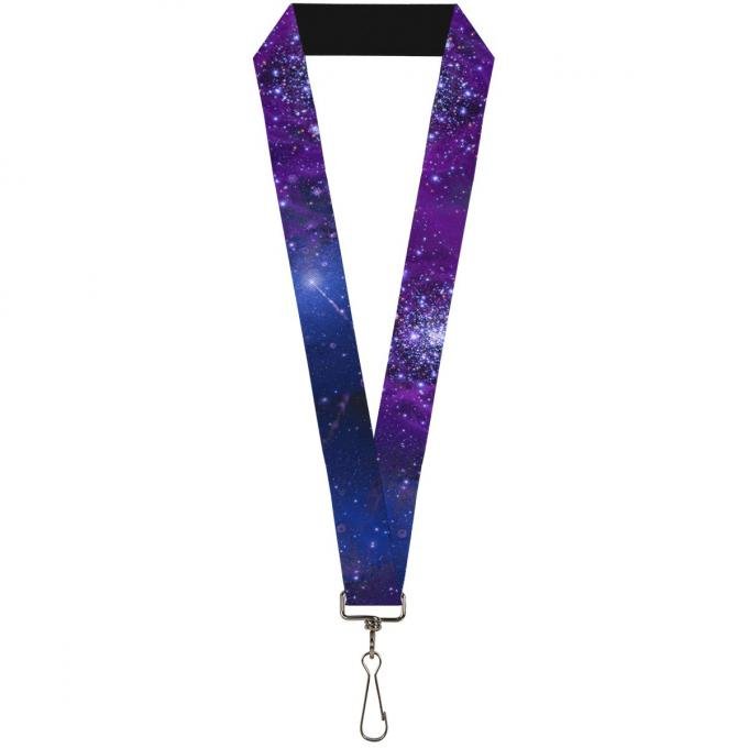 Buckle-Down Lanyard - Galaxy Blues/Purples