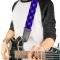 Guitar Strap - Diagonal Buffalo Plaid Black/Blue