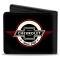 Bi-Fold Wallet - Retro Chevy Bowtie SINCE 1911 Black/Red/Ivory