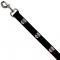 Dog Leash Autobot Logo Repeat Black/Blue-Red Fade