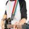 Guitar Strap - Flag Pansexual Pink/Yellow/Blue