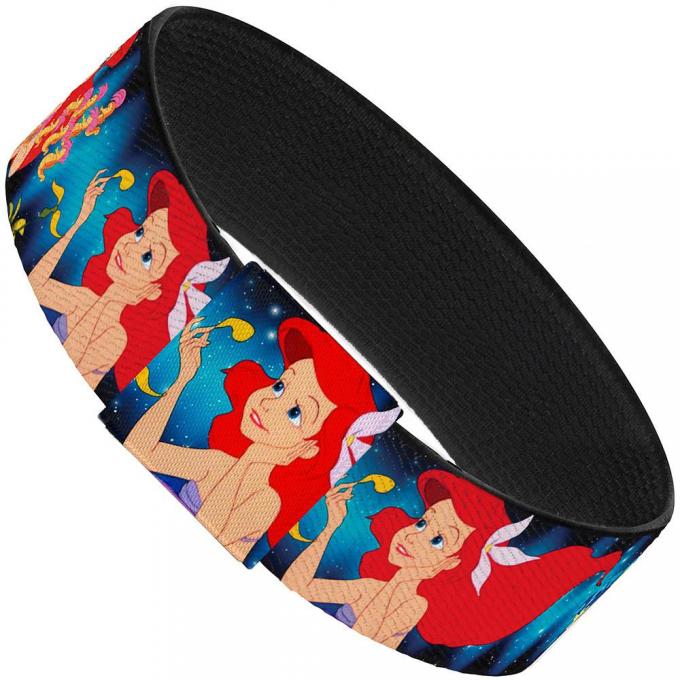 Elastic Bracelet - 1.0" - The Little Mermaid Under the Sea Scenes