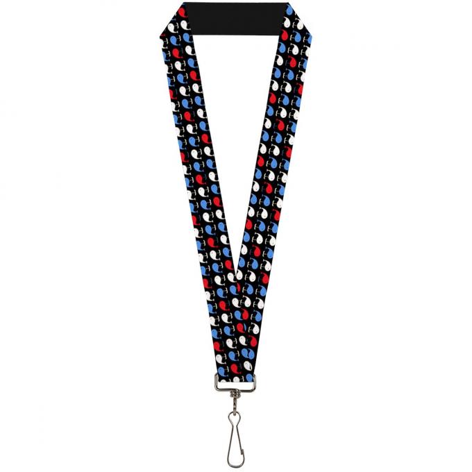 Buckle-Down Lanyard - Whales Navy/Red/White/Blue