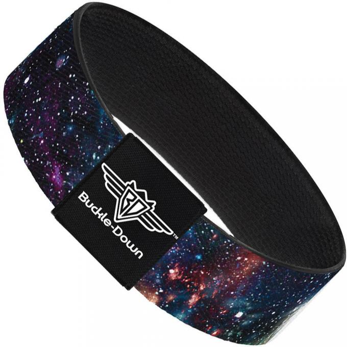 Buckle-Down Elastic Bracelet - Galaxy Collage